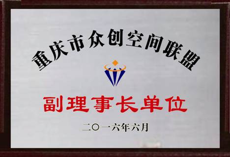 获重庆市众创空间联盟副理事长单位.jpg
